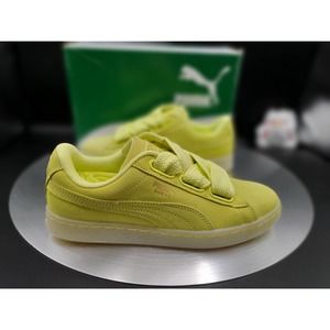 Puma Suede Heart Reset "Soft Fluo Yellow"